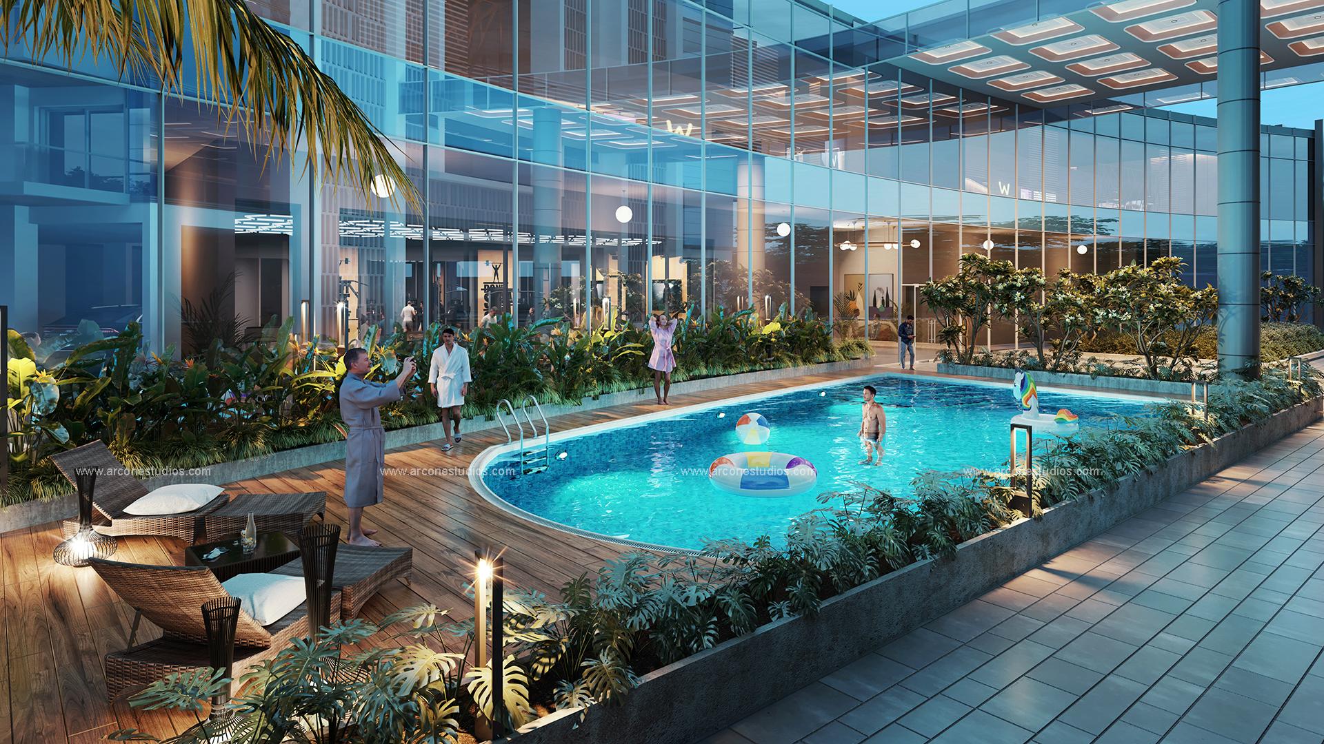 07_Adore_Pool_Night_view